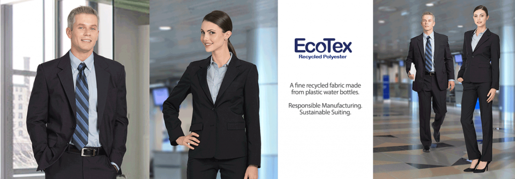 EcoTex recycled Polyester Suiting and Career Apparel for Uniforms