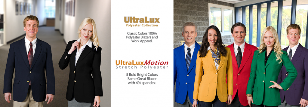 UltraLux & UltraLuxMotion Stretch Polyester Suiting and Career Apparel for Uniforms
