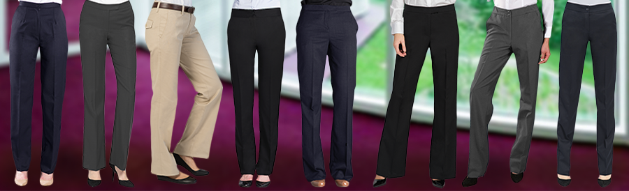 Women's pants for Uniforms from Executive Apparel