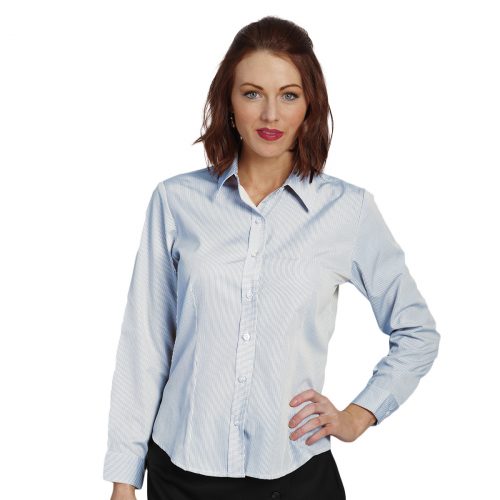 Women's Classic Oxford Shirt Fineline Striped | Executive Apparel