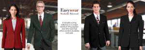 Easywear polywool Suiting and career apparel for Uniforms