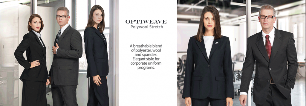 Optiweave Polywool Stretch and Career Apparel for Uniforms