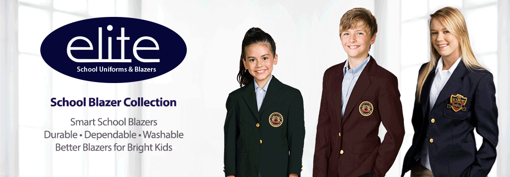 Elite School Uniform Blazers by Executive Apparel